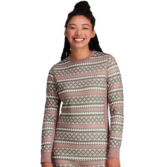 NWT New Kari Traa Women's Lune Long-Sleeve Top XS Stretchy Comfy Soft Baselayer - Picture 1 of 8